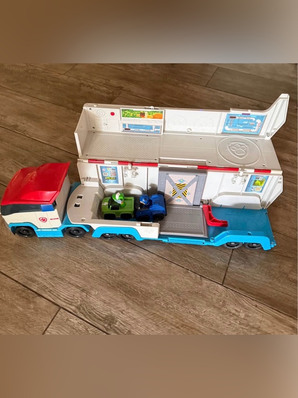 PAW Patrol PAW Patroller Rescue & Transport Vehicle Toy ~ Semi Truck Hauler